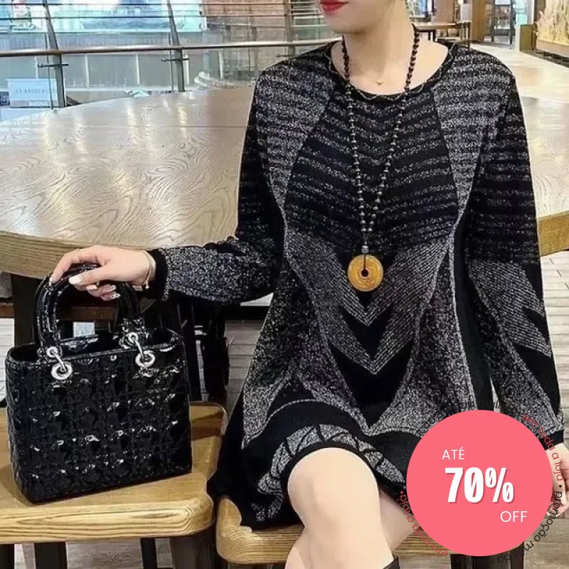 Suéter Precioso Destello en Gris – Marbella