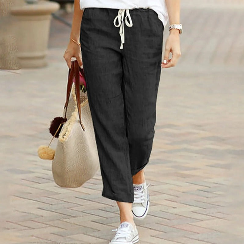 Pantalón Magnífico Reflejo en Negro – Marbella