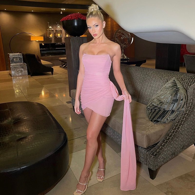 Vestido Magnífico Cielo en Rosa – Marbella