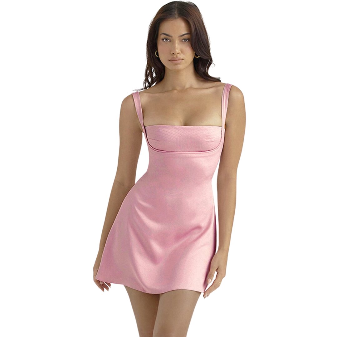 Vestido Sereno Susurro en Rosa – Marbella