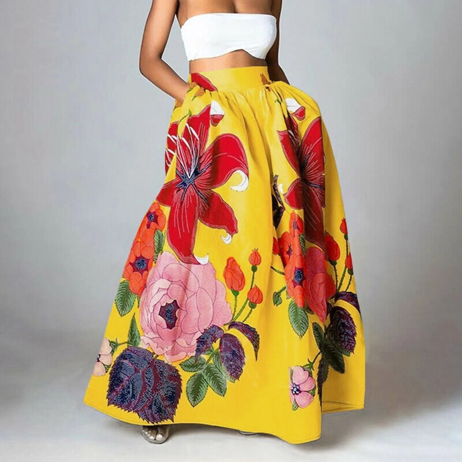 Falda Celestial Misterio en Amarillo – Marbella